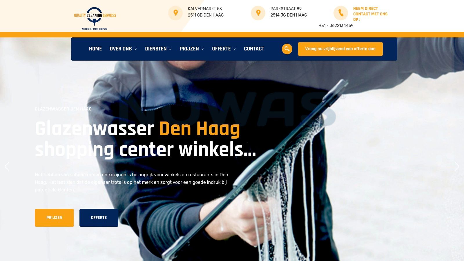Glazenwasser Den Haag – WindowCleaningCompany.nl