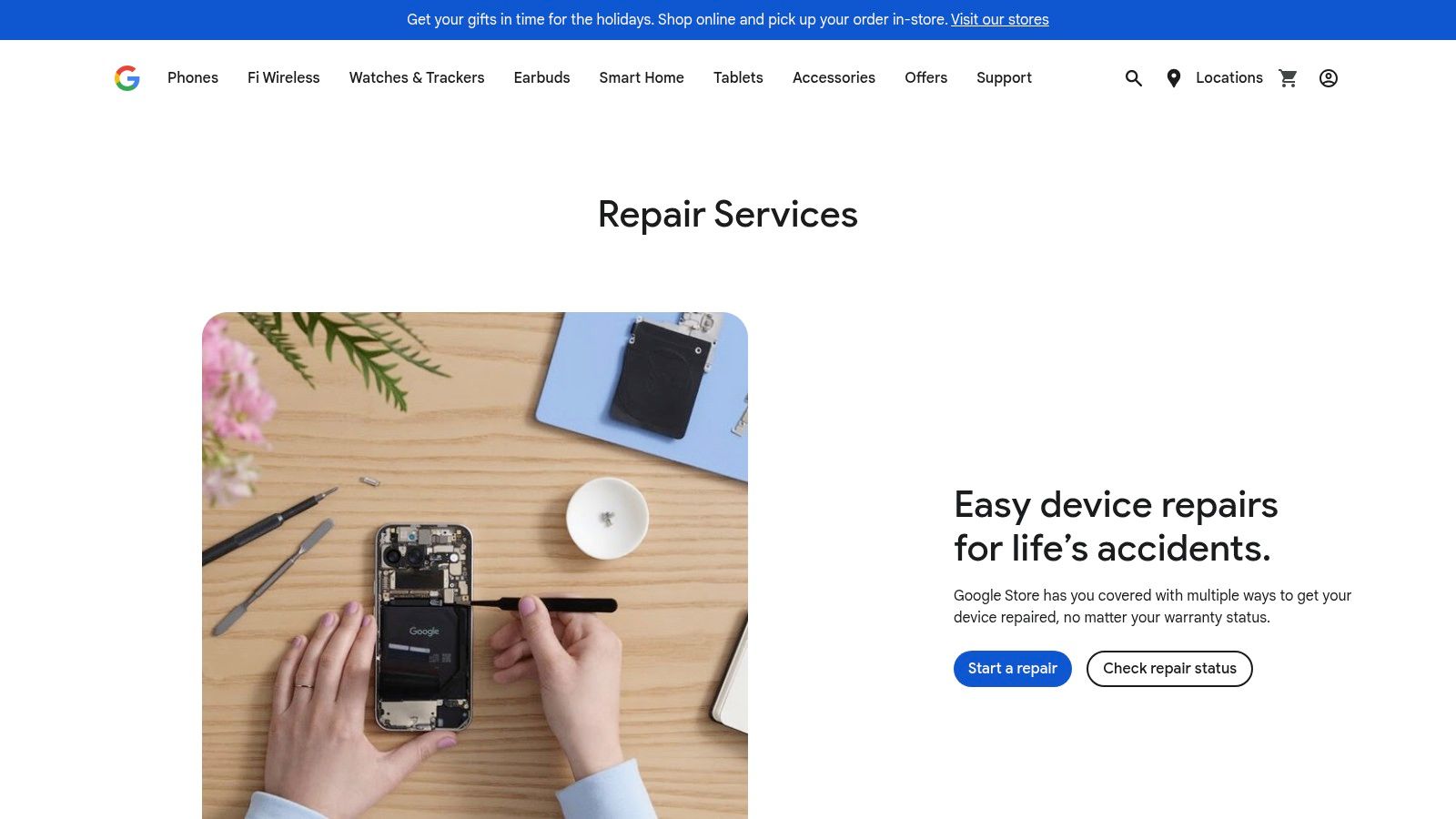 Google Store Repair Center (Pixel)