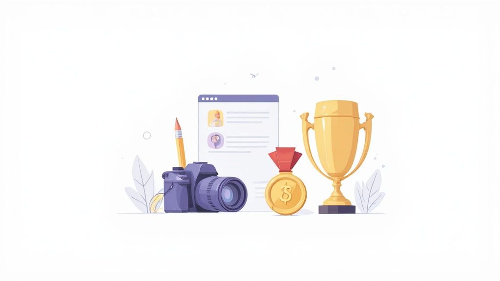 Online Contests with Skill Component