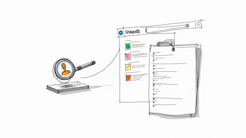 A person's hands holding a smartphone, with social media icons and chat bubbles floating around it, representing direct engagement.