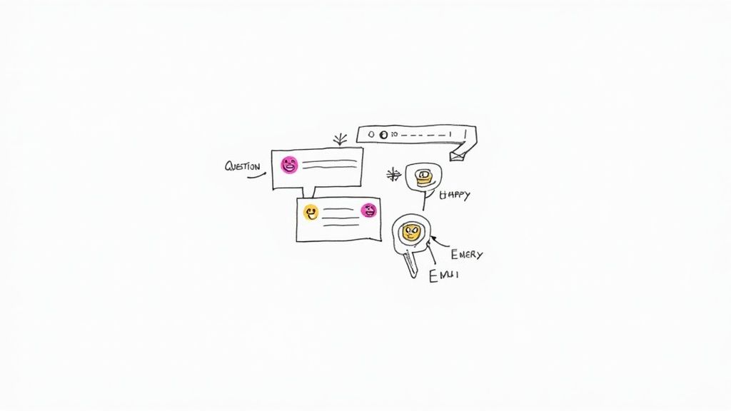 A close-up shot of a person's hands holding a cup of coffee and scrolling through social media on a smartphone, with a focus on comments and interactions.