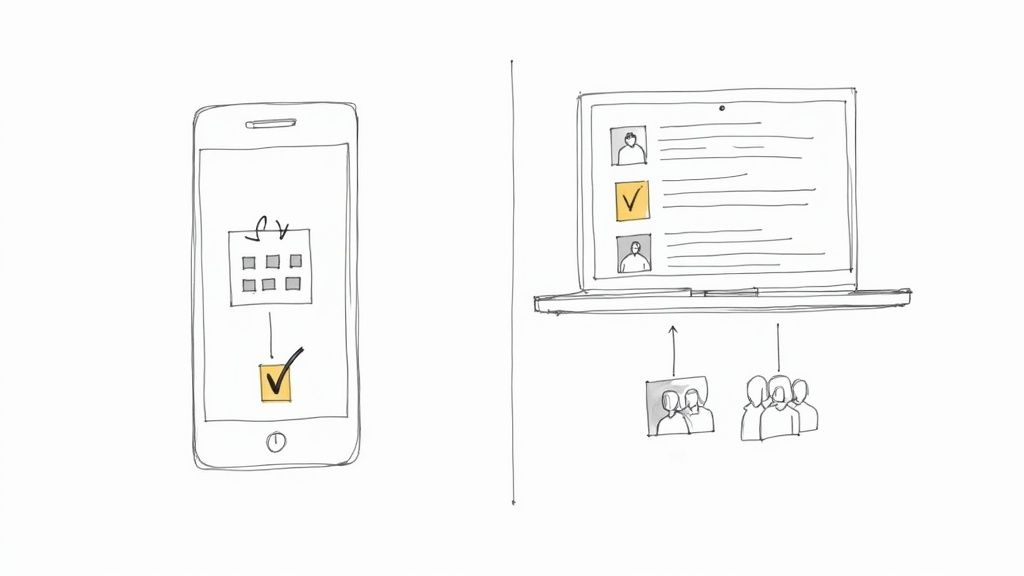 The Buffer homepage showing its clean interface, which is an example of a popular social media scheduling tool.
