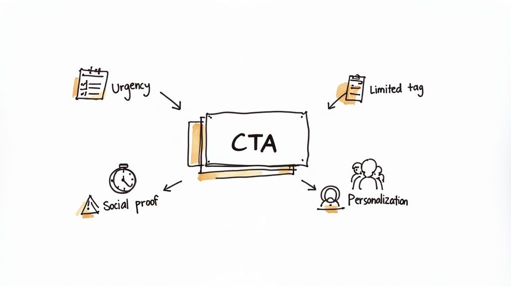 An inviting signpost analogy for CTAs