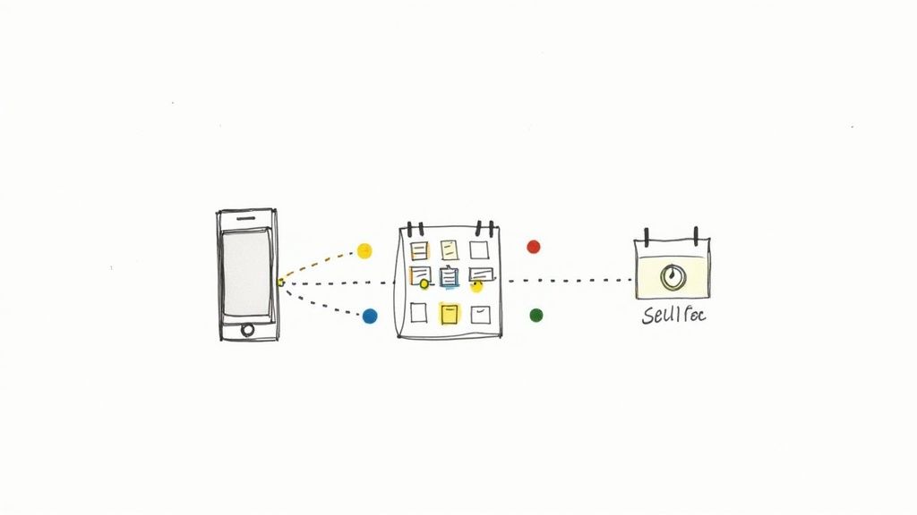 Screenshot from https://postful.io/ showing the social media scheduling interface.