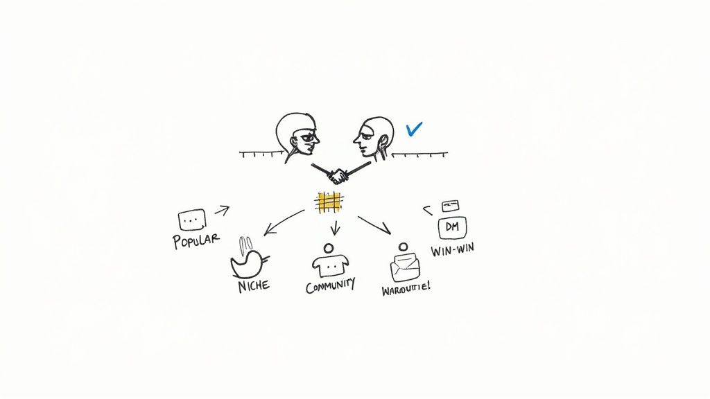 A close-up of a smartphone screen showing a user typing hashtags into an Instagram post.