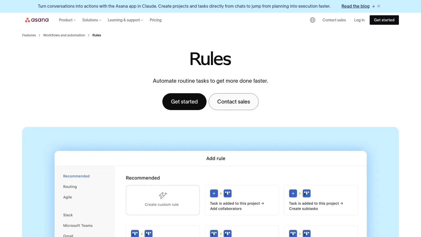 Asana Automation (Rules)