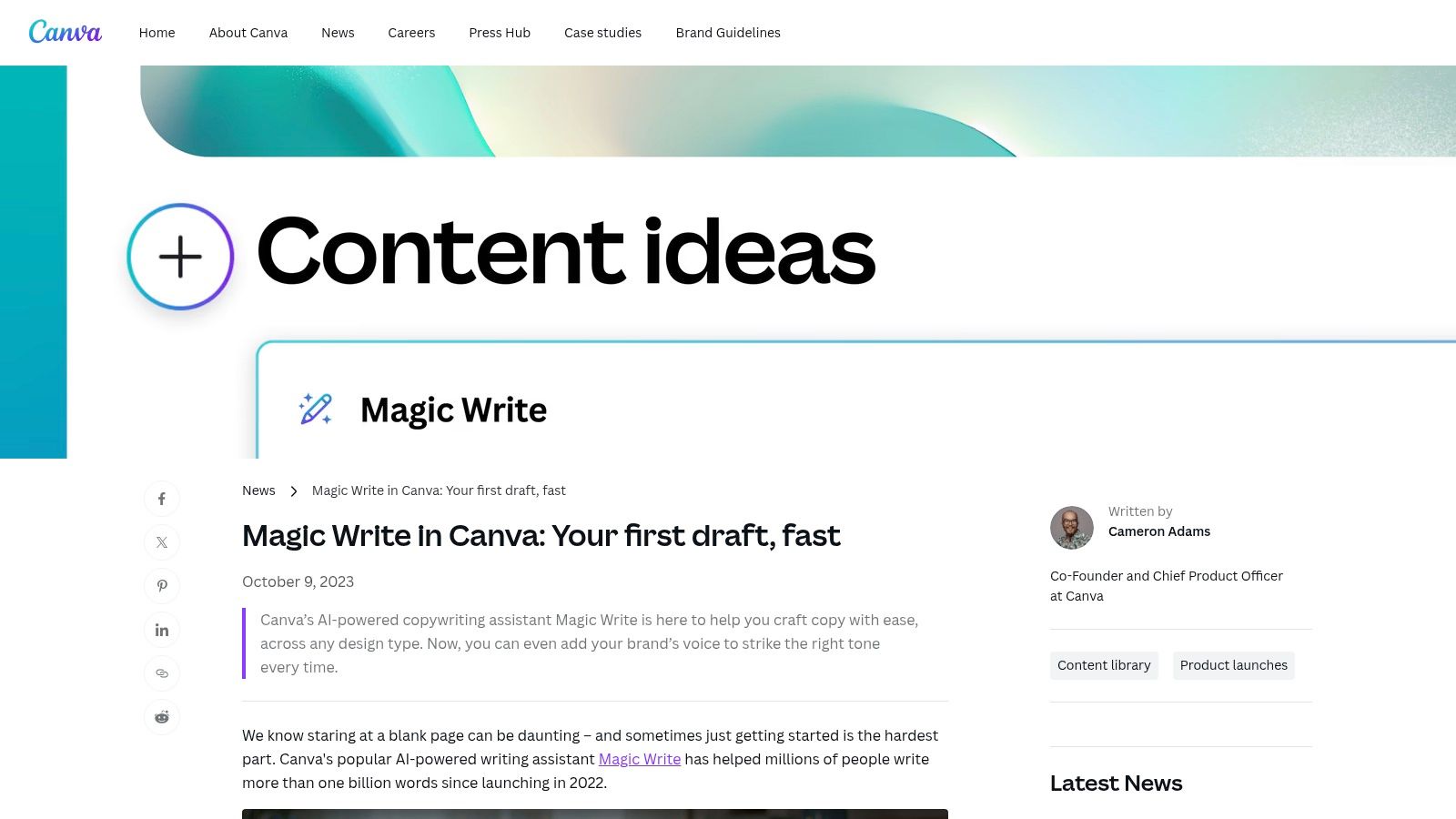 Canva (Magic Write / Magic Studio)