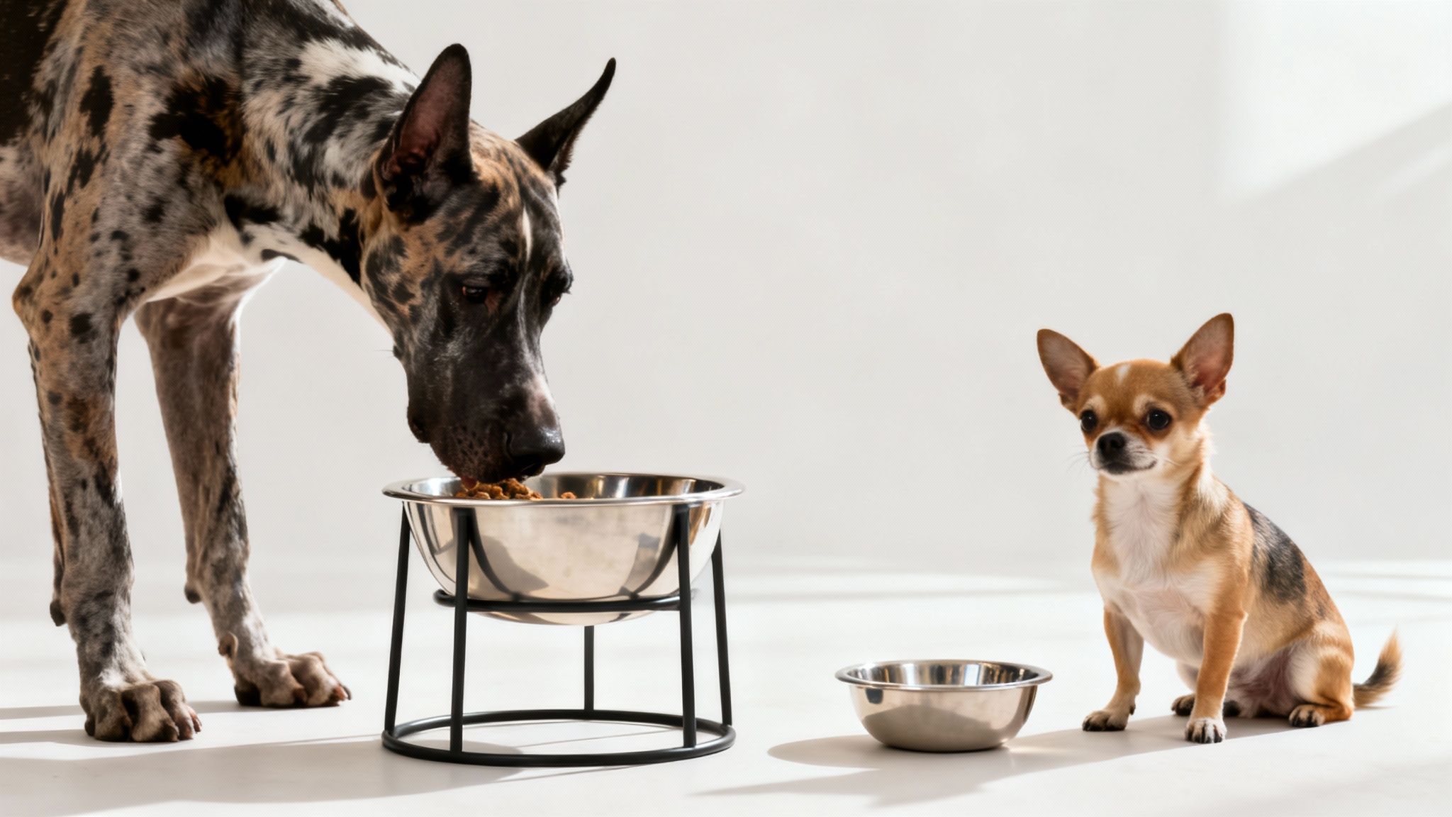 A close-up shot of a dog eating from a specialized bowl, highlighting the importance of choosing the right design for their needs.