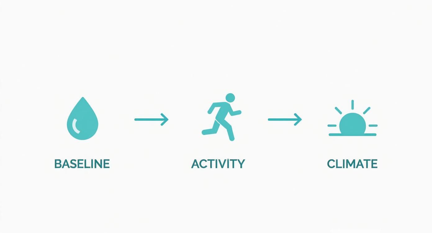 Infographic about consumo giornaliero acqua