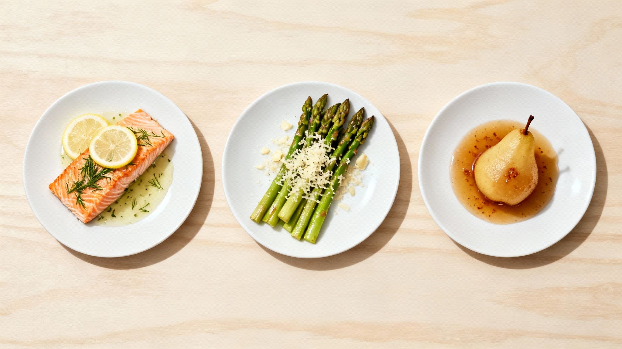 A vibrant dish of lemon dill salmon with asparagus, beautifully arranged and ready to eat.