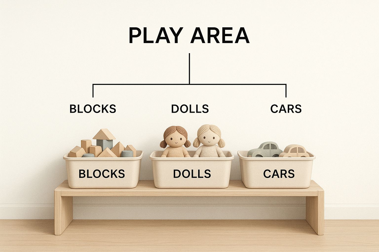 Infographic about contenitori per giocattoli