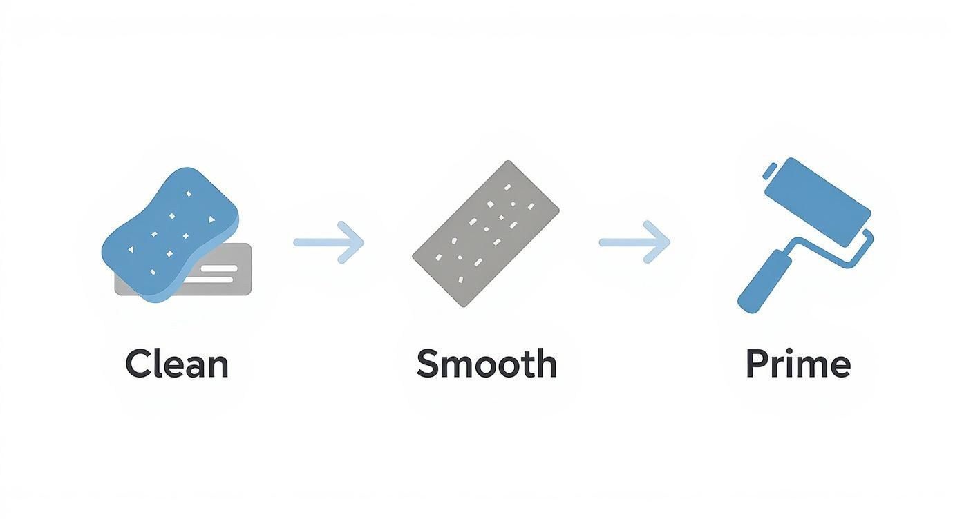 Infographic about peel and stick tile