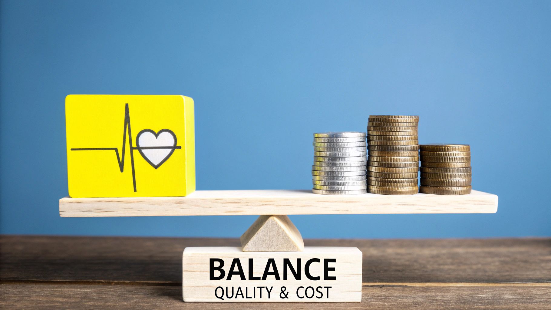 How do you manage conflicts between clinical quality and financial constraints in healthcare decision-making?