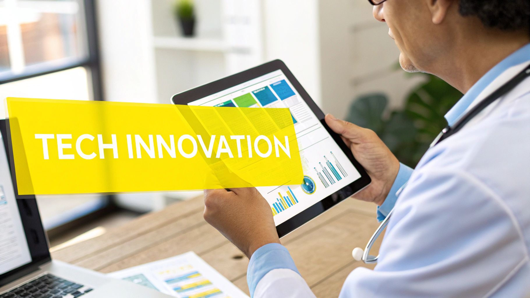 Infographic showing key data about Healthcare Technology/Digital Health Executive