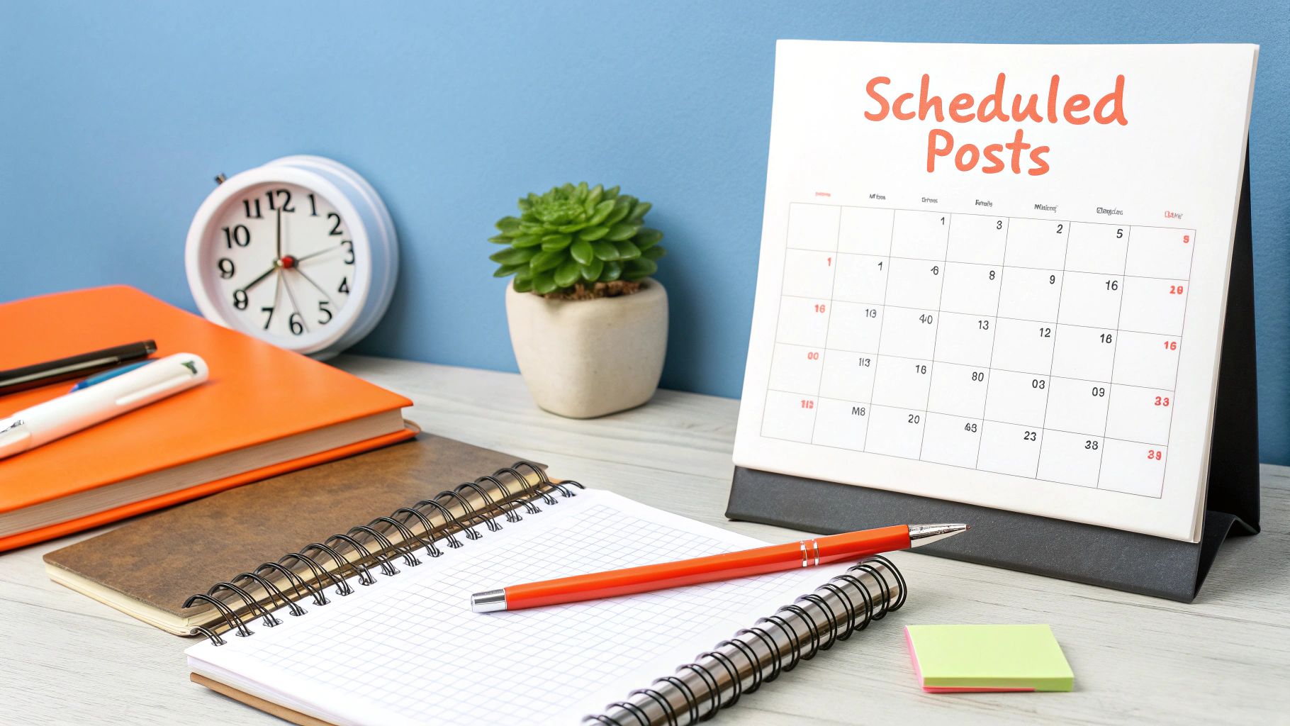 Infographic showing key data about Post Consistently on the Same Day and Time