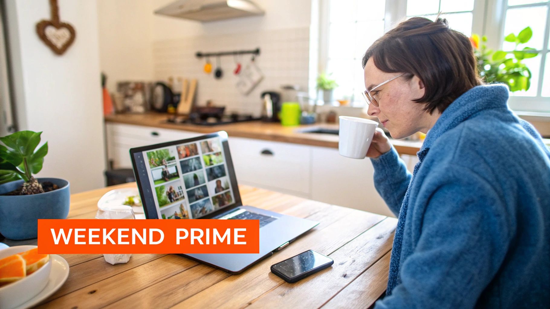 Infographic showing key data about Leveraging Weekend Prime Time (Saturday 9-11 AM EST)