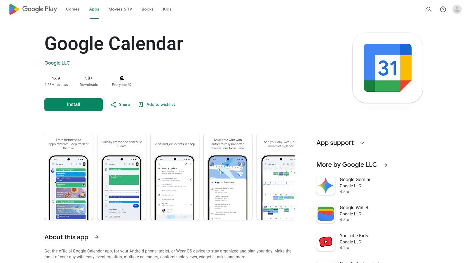 Google Calendar