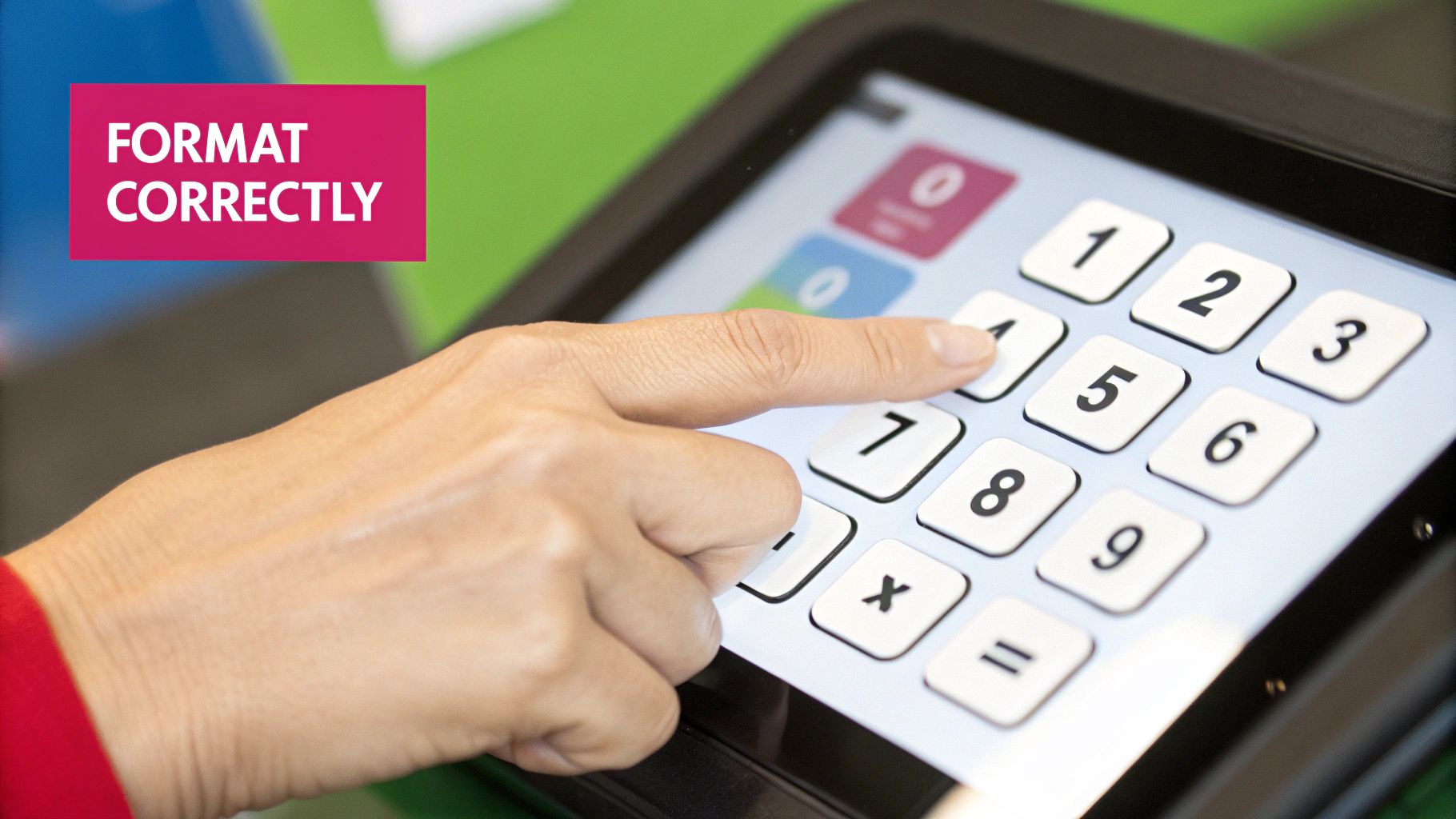A phone displaying an e-commerce checkout page where the phone number field is highlighted.