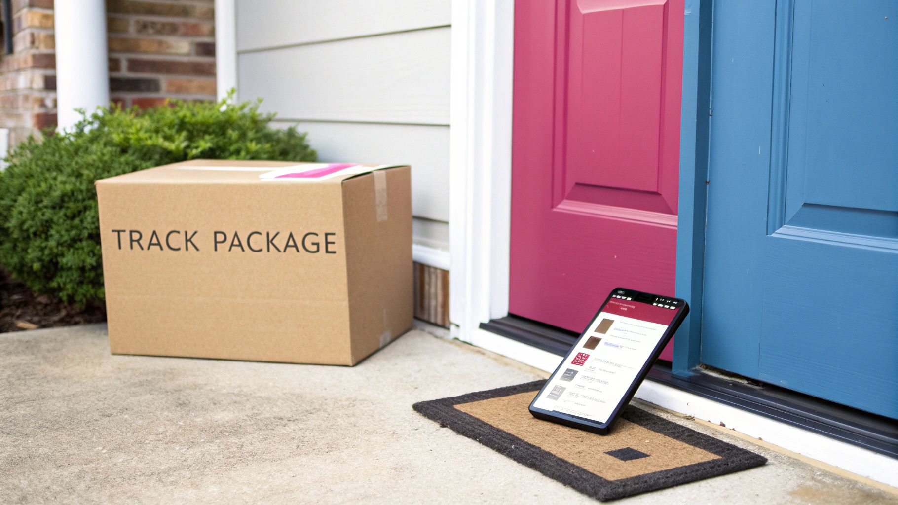 Delivery/Shipment Tracking Text Message