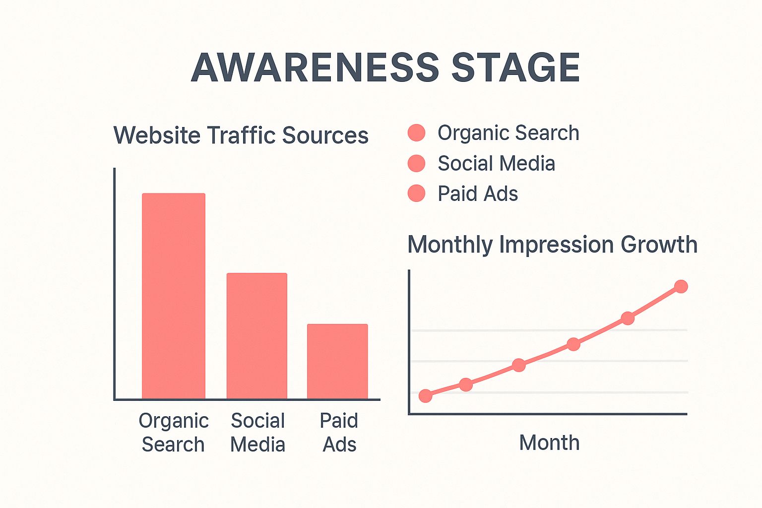 Infographic about ecommerce customer journey map