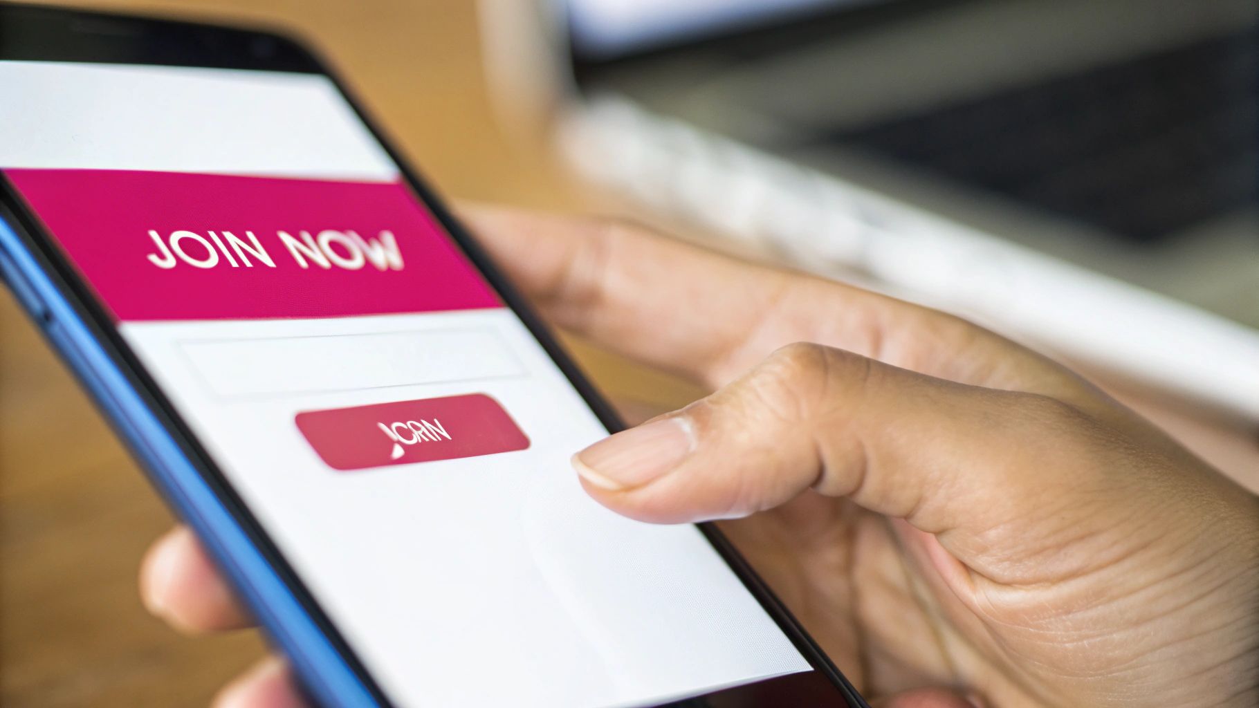 People looking at phones