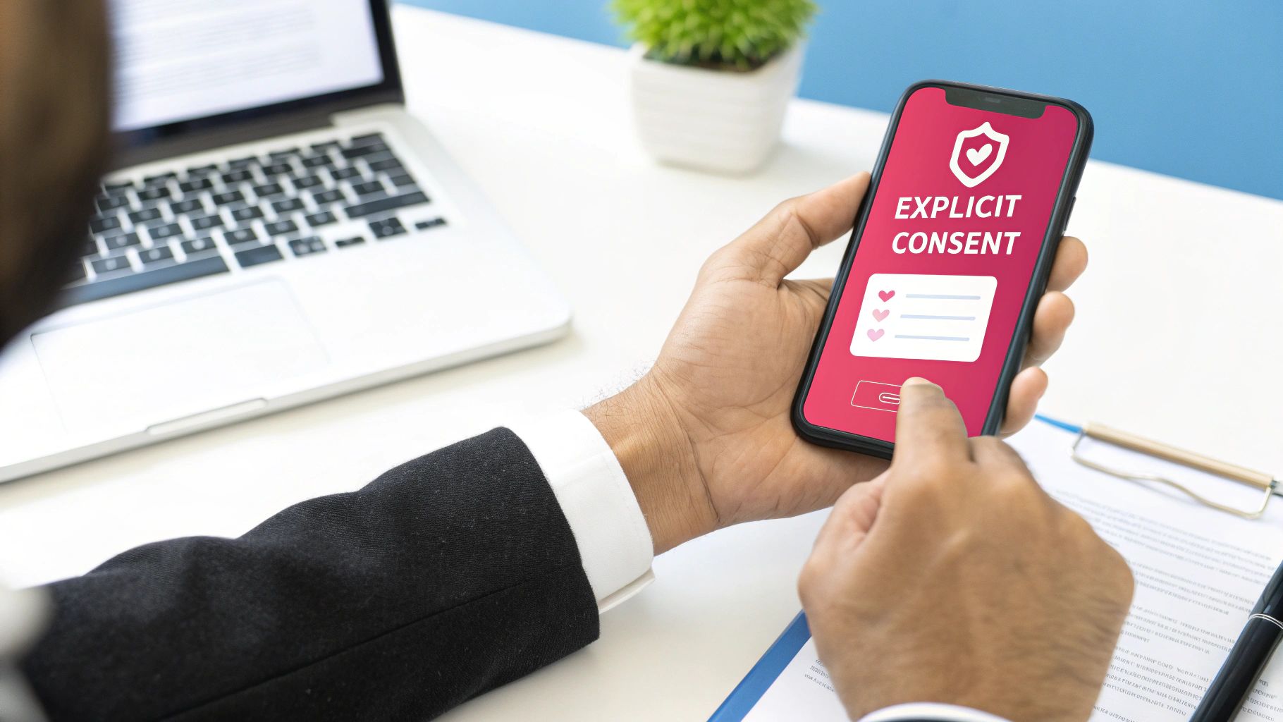 Obtain Explicit Consent and Maintain Compliance