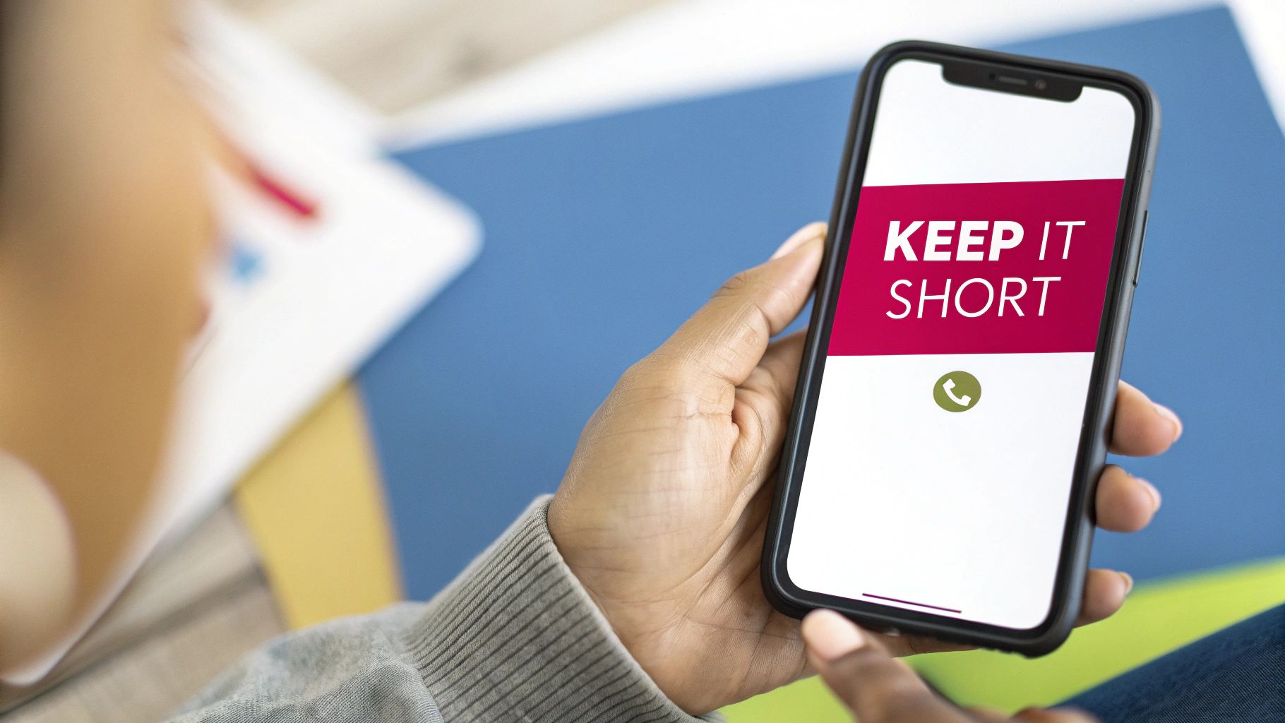 Keep Messages Short and Actionable