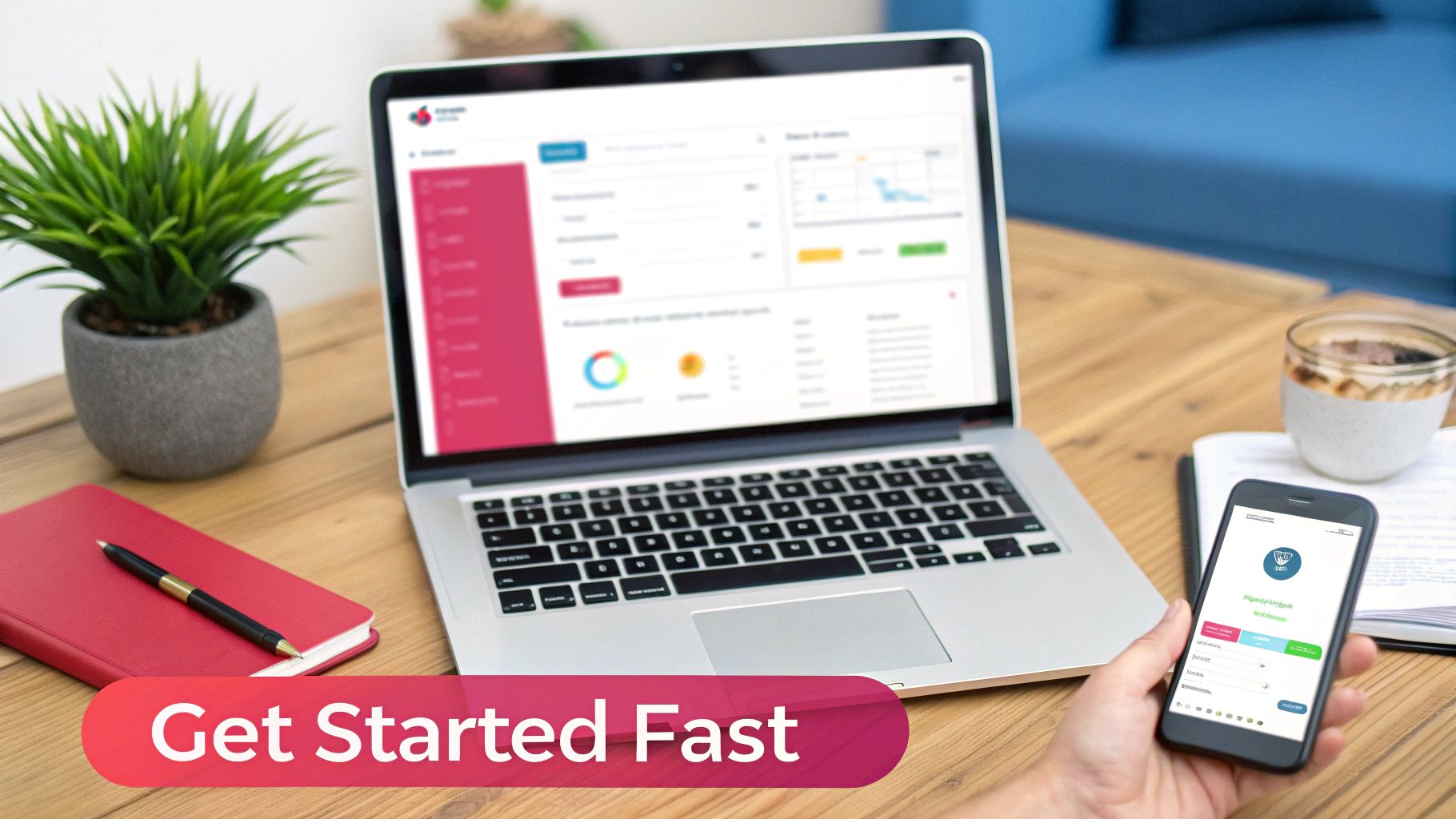 The CartBoss homepage dashboard showing key SMS marketing metrics