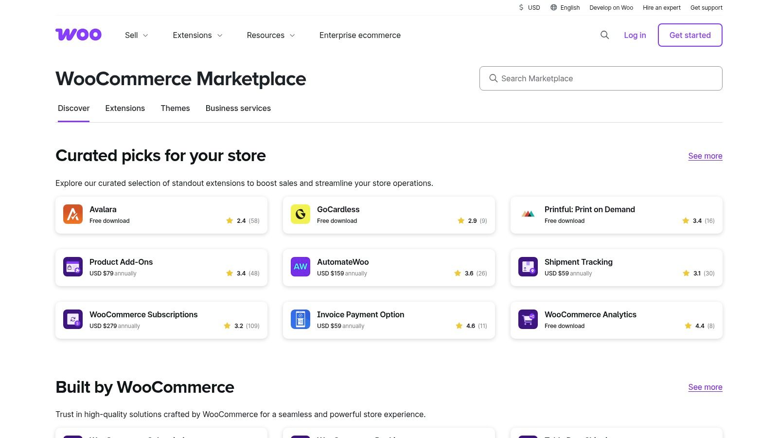 WooCommerce Marketplace (AutomateWoo, Power Automate, etc.)