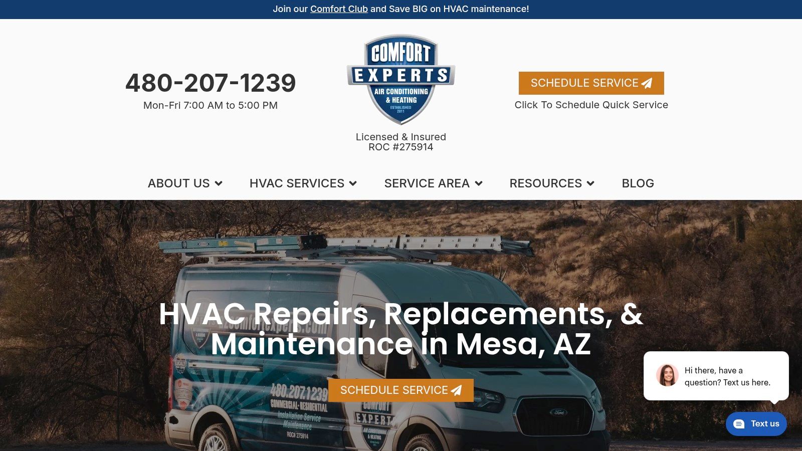 Comfort Experts HVAC Services