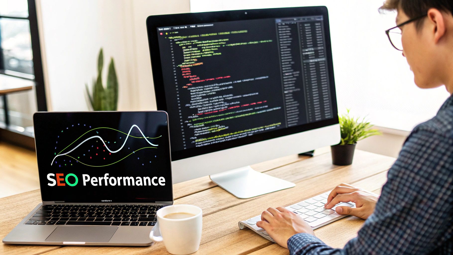 Implement Development with SEO and Performance Focus