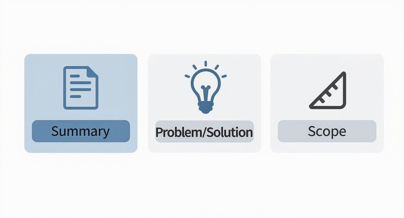 Infographic about how to write a proposal