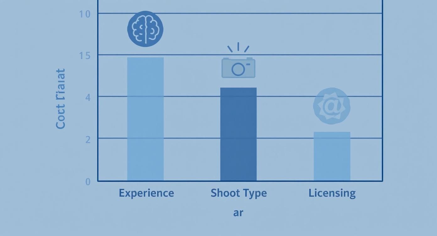 Infographic about photo shooting price
