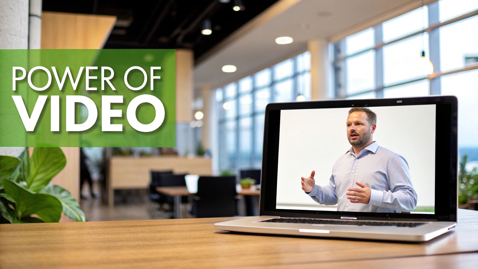 Small business owner filming a video with a smartphone