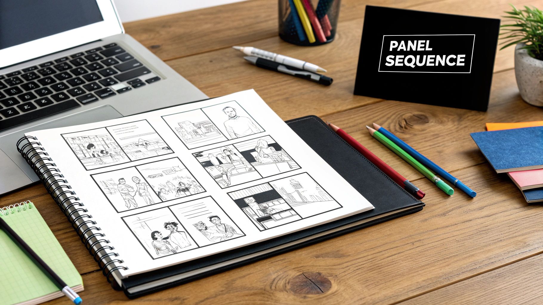 Sequential Visual Narrative (Comics/Storyboarding)