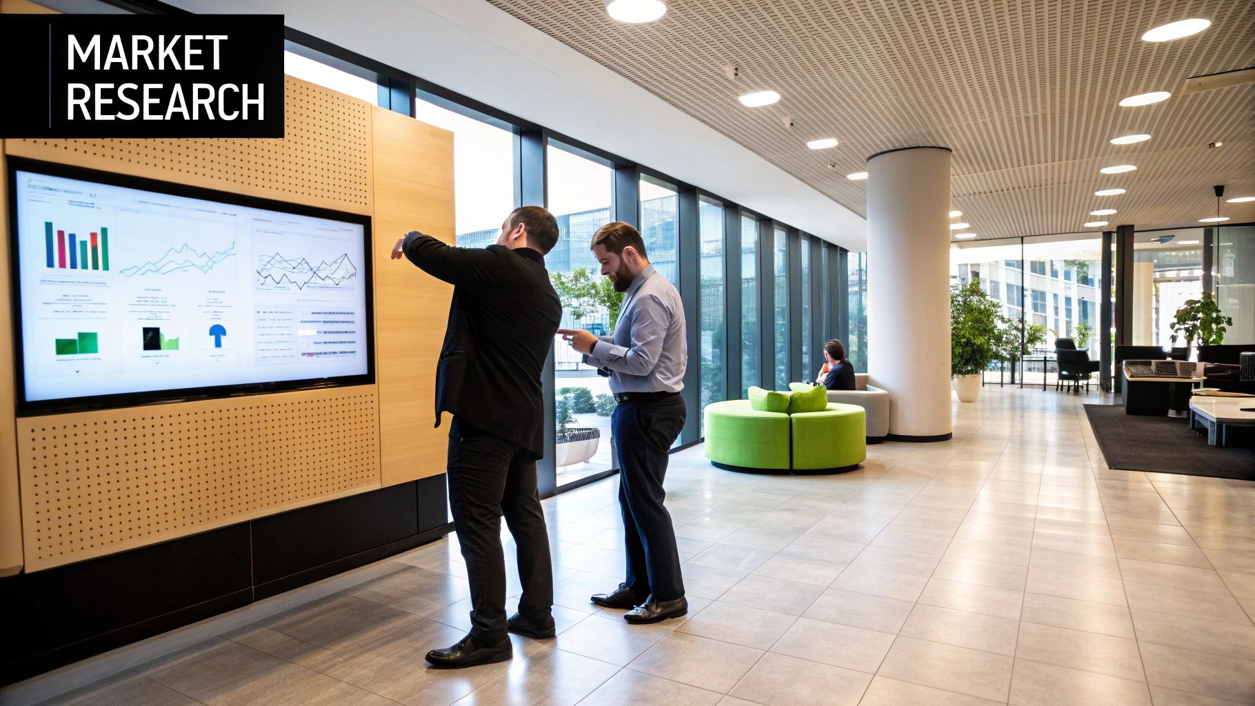 A group of marketing professionals collaborating on a project.