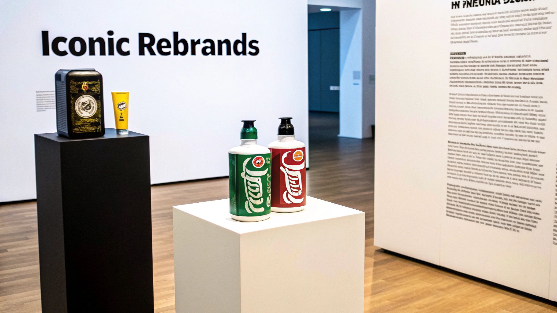 Old Spice and Burberry logos shown side-by-side, representing successful rebranding.