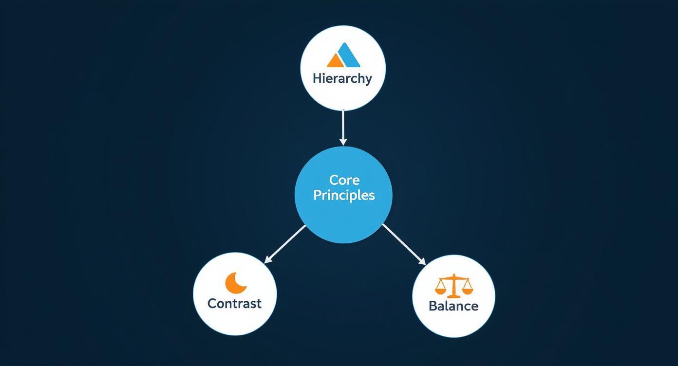 Infographic about what is visual communication design