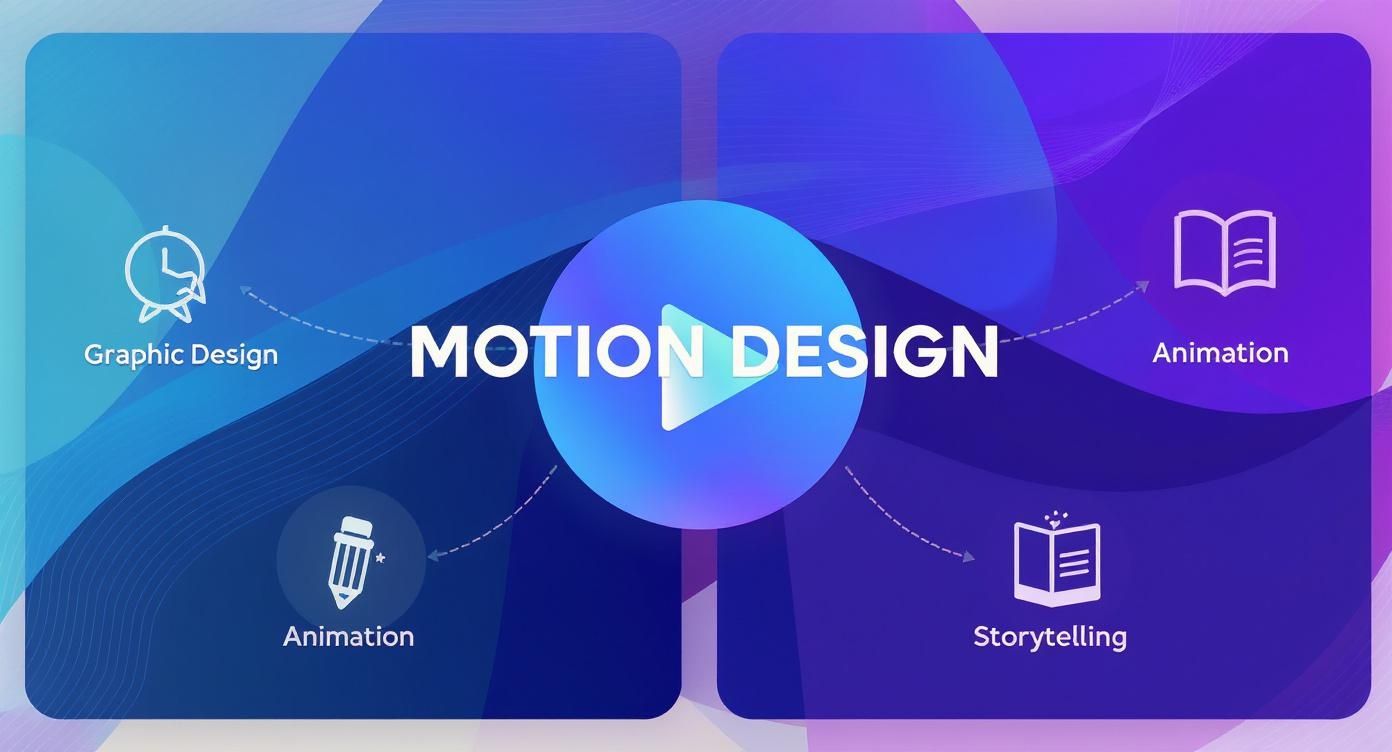 Infographic about what is motion design