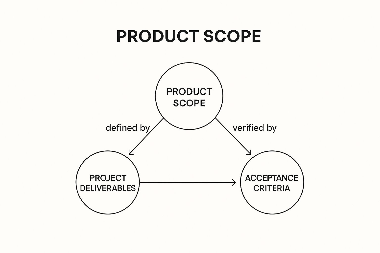 Infographic showing key data about PMI Project Scope Statement Template