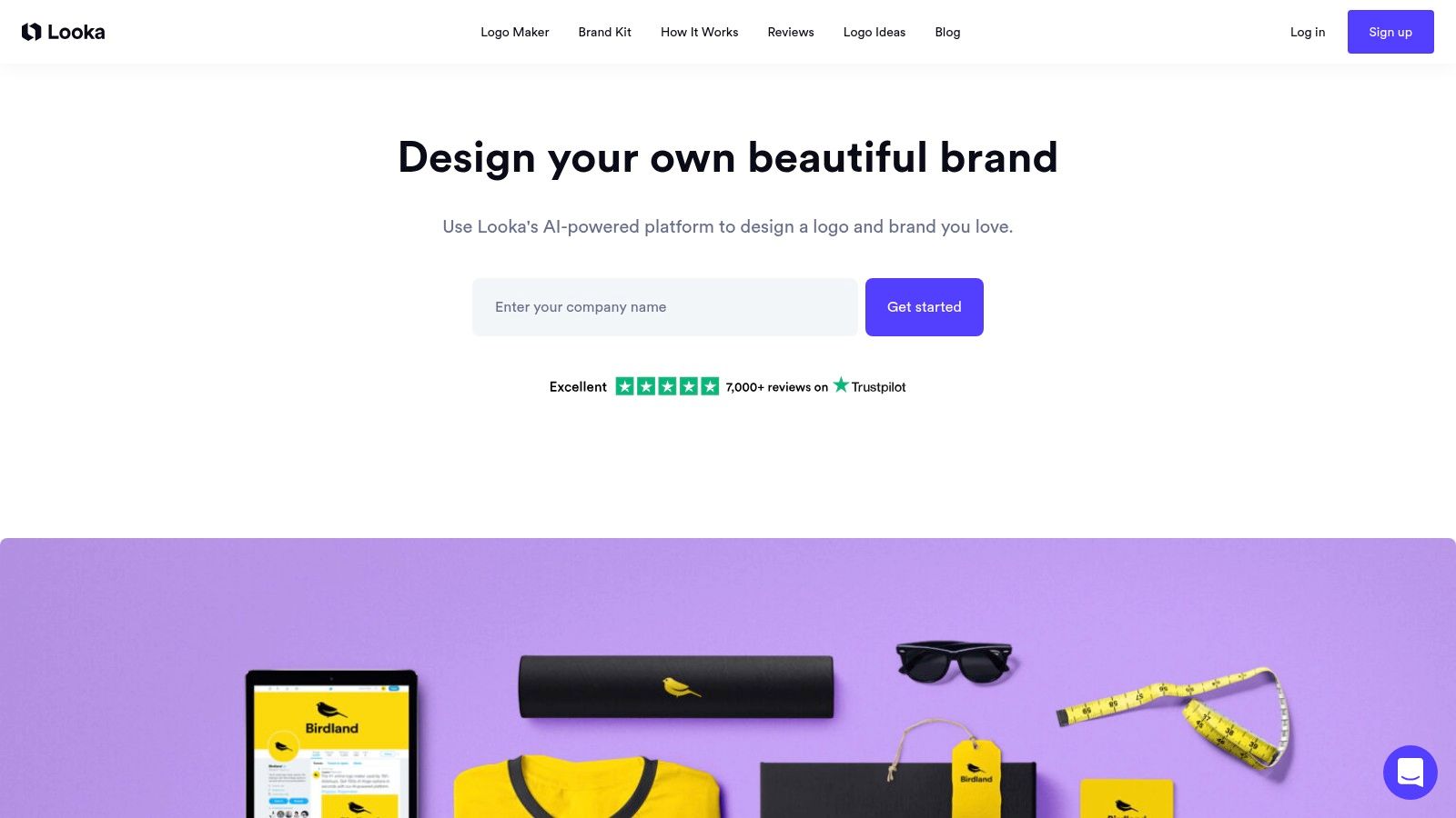Looka (formerly Logojoy)