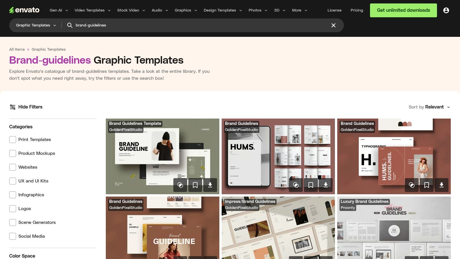 Envato Elements Brand Guidelines Templates