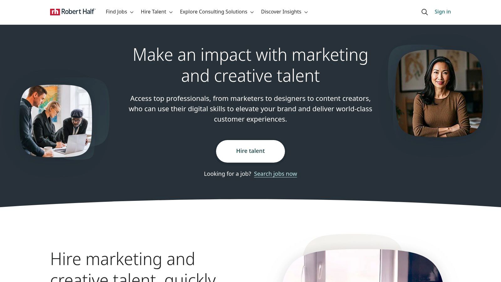 Robert Half – Marketing & Creative