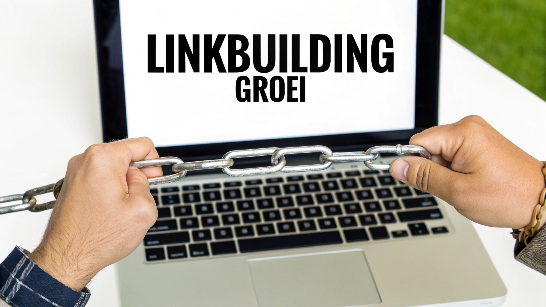 Een dashboard met SEO-analytics en grafieken die de groei van een website laten zien.