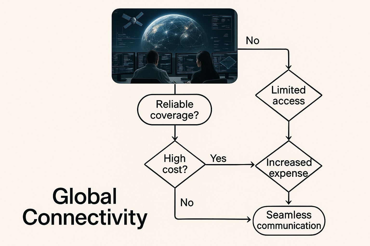 Infographic about satellite