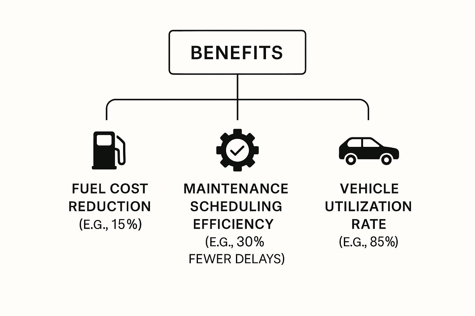 Infographic about fleet management software
