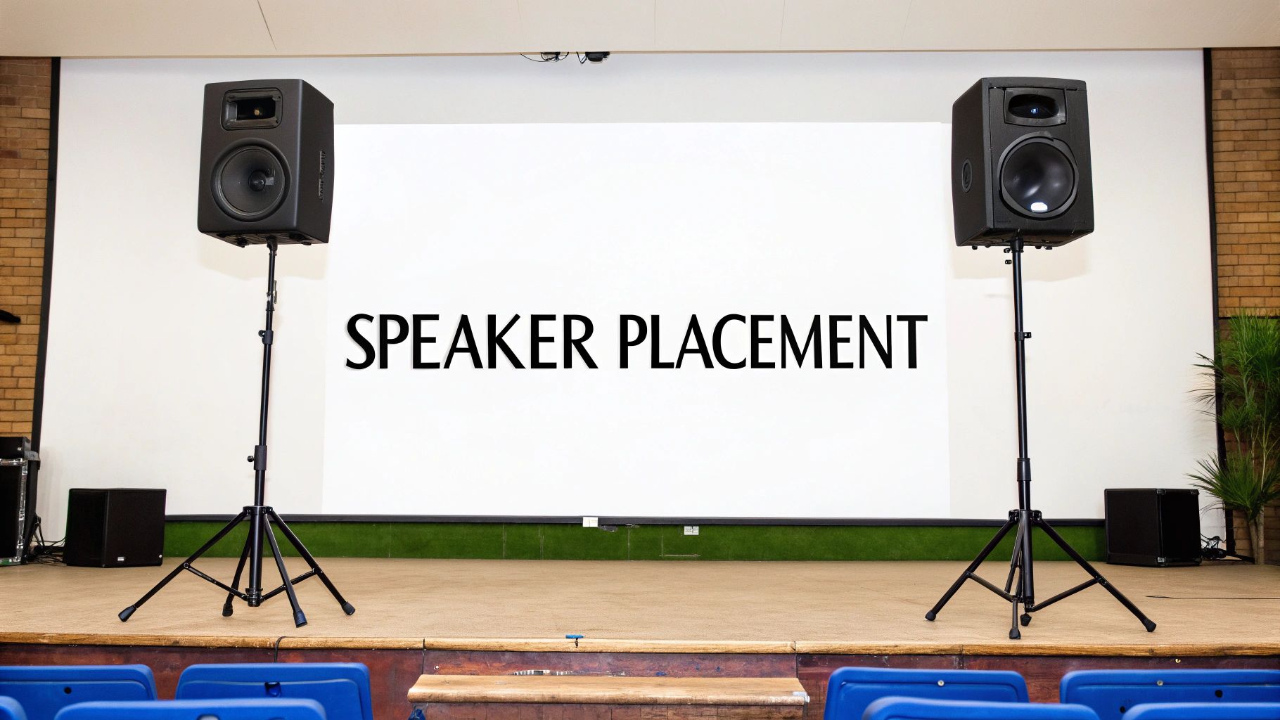 A professional audio technician adjusts settings on a sound mixing board.