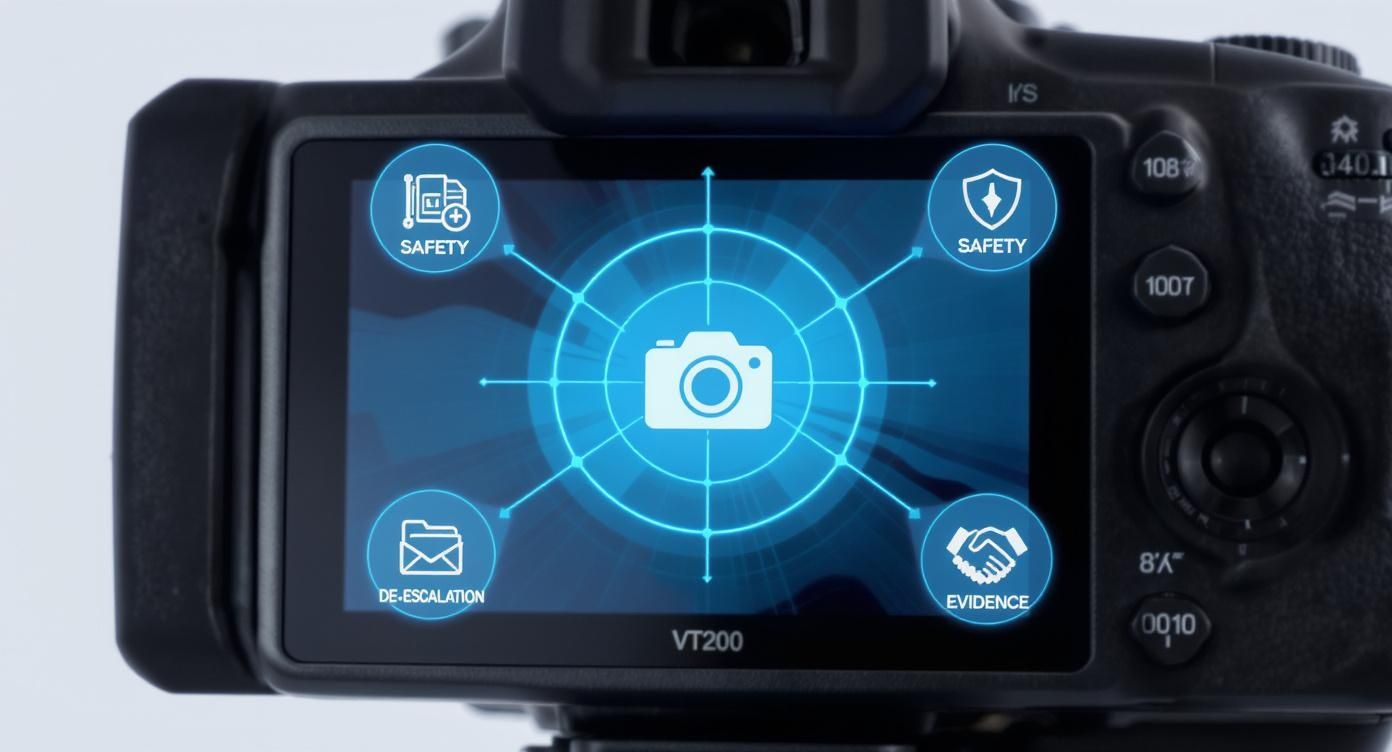 Infographic about motorola body worn camera vt200