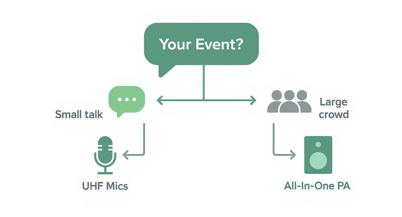 Infographic about Chiayo portable PA systems