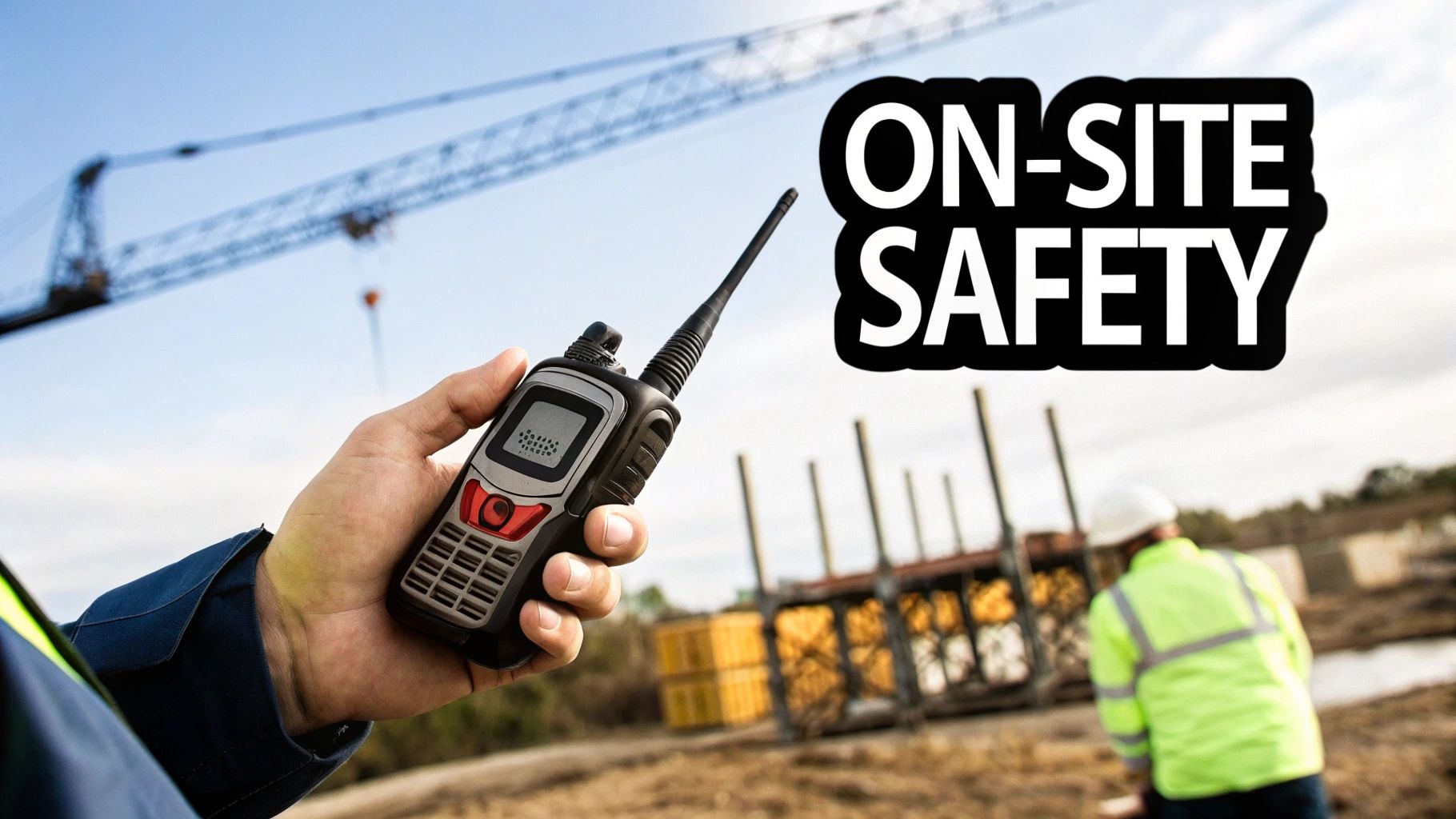 Two-way radios being used in a New Zealand forestry environment.